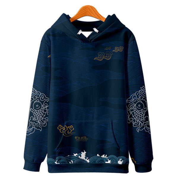 Snow Mountain Digital Print Hoodie