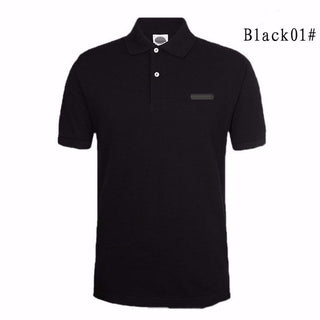 Buy black Men Lapel Polo T-shirts