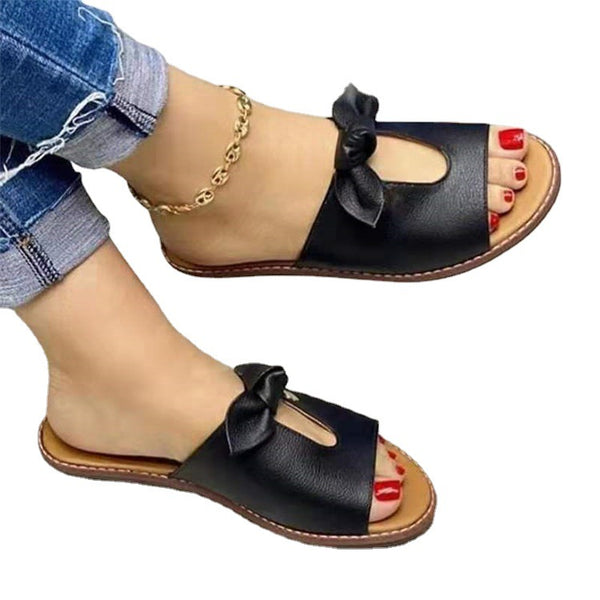 Bow Strap Fish Mouth Sandals