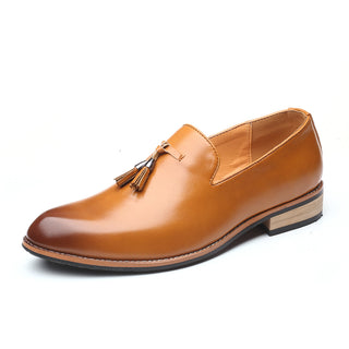 Buy yellow Men Tasseled Solid Colored Loafers