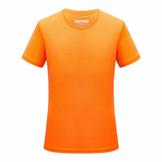 Buy orange Men Quick Dry Solid T-Shirts