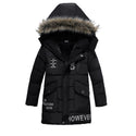 Boys Fur Collar Padded Warm Jacket