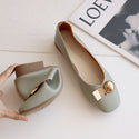 Women's Soft-soled Flat-heel Shallow Square Toe Shoes