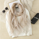 Women Casual Wool-Silk Scarf