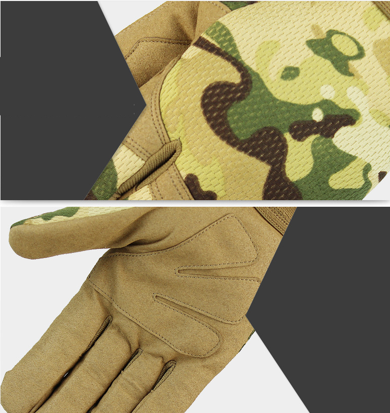 Unisex Wear-resistant Breathable Full-finger Touch Screen Gloves
