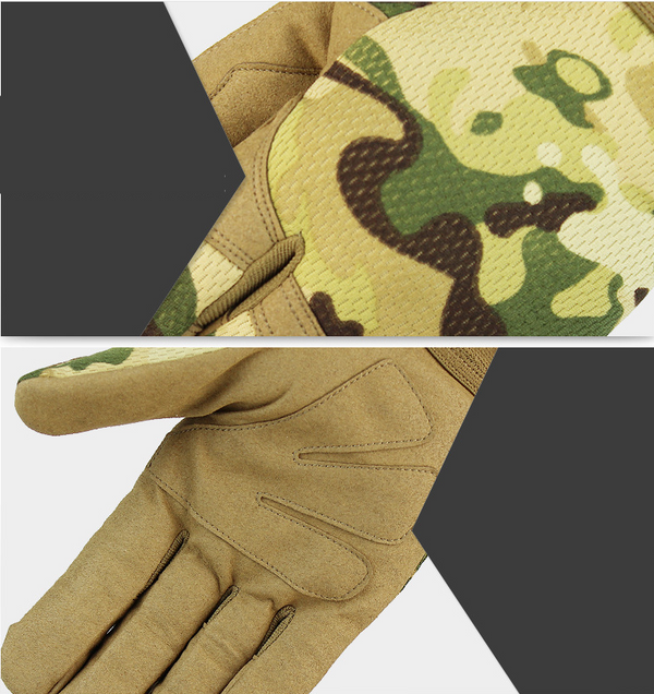 Unisex Wear-resistant Breathable Full-finger Touch Screen Gloves