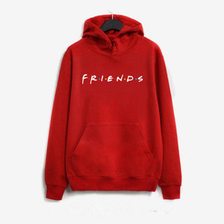 F.R.I.E.N.D.S Letter Print Long Sleeve Cotton Hoodie