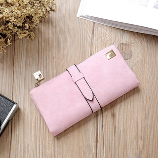 Buy pink Women Polyester PU Leather Wallet