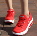 Women's Platform Lace-up Casual Sneakers