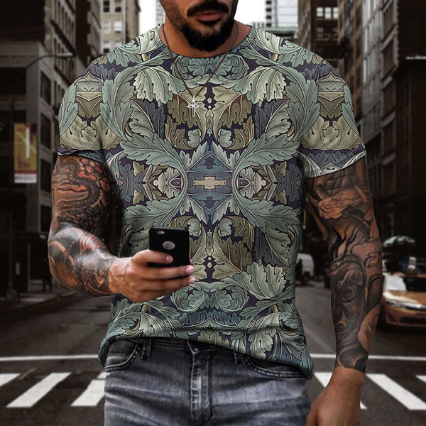 Men Digital Printing  3d T-Shirt