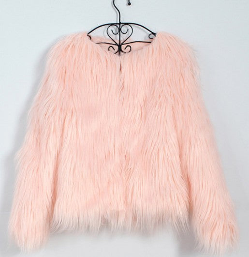 Women Bust Shoulder Fur Coat