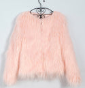 Women Bust Shoulder Fur Coat