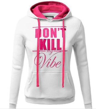 Buy white Women Long-sleeved Slim-fit Hoodie