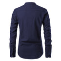 Men Slim Long Sleeve Dress Shirt