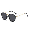 Unisex Round Metal Sunglasses