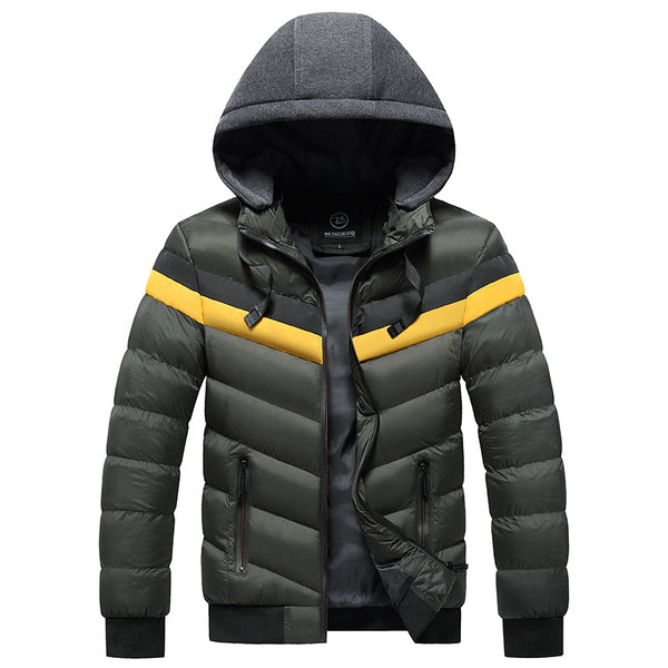 Men Winter Casual Hooded Jacket