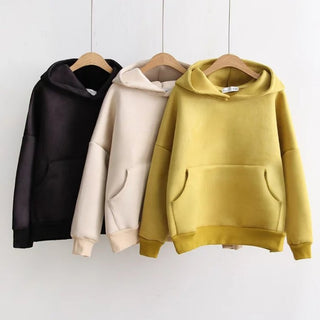 Unisex Suede Sweatshirt Hoodie