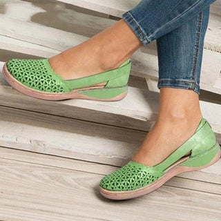 Buy green Women Baotou Hollow Sandals