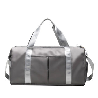 Buy grey Fitness Sports Waterproof Travel Bag