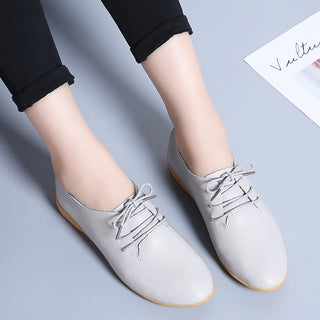 Buy grey Women&#39;s Round Toe Flat Shoes