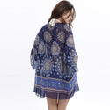 Chiffon Printed Cardigan Shawl