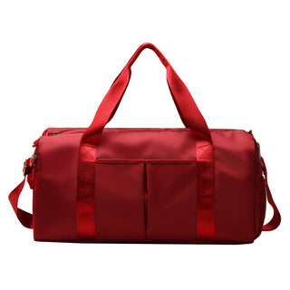 Buy red Fitness Sports Waterproof Travel Bag