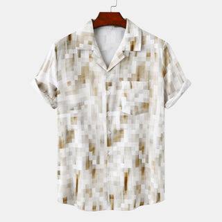 Men Hawaiian Short Sleeve Printed Shirt