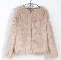 Women Bust Shoulder Fur Coat