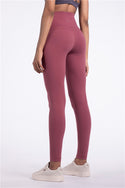 Nylon Moisture Wicking High Waist Leggings