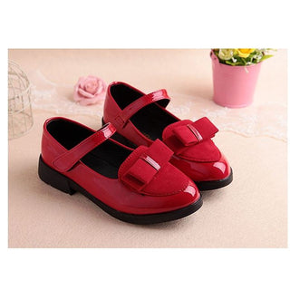 Buy red Girls Leather Casual Sole Dress Shoes