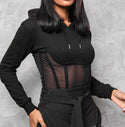 Mesh See-through Hoodie