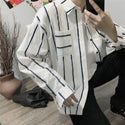 Men Loose Striped Shirt