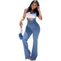 Pure Color Suspender Zipper Jumpsuit