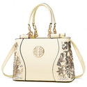 Floral Embroidered Luxury Hand and Shoulder Bag