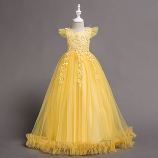 Buy yellow Girls Fashion Long Dress