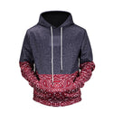 Men Slip Pocket Hooded Hip Hop Sweater