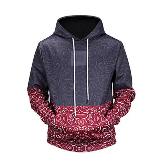 Men Slip Pocket Hooded Hip Hop Sweater