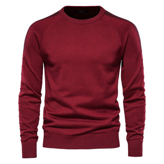 Buy red Men Casual Crew Neck Sweater