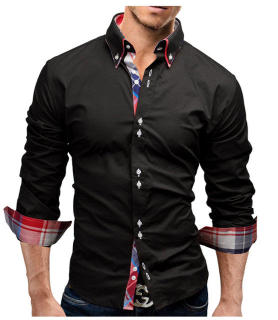 Men Classic Inner Slim Shirt