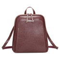 Large Capacity Leather Backpack