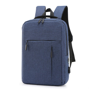 Buy blue Casual Business Men Bag Notebook Backpack