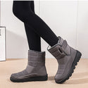 Women Velcro Winter Warm Snow Boots