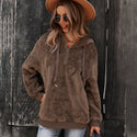 Fashion Women's Warm Loose Solid Color Sweater