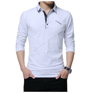 Men Long Sleeve Polo Shirt