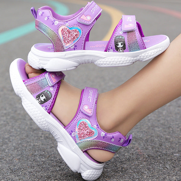 Girls' Lightweight Soft Sole Sandals