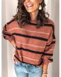 Patterned Loose Sweater