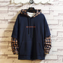 Men Fake Two Hooded Hoodies