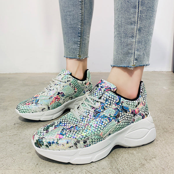 Women Casual Patterned Sneakers