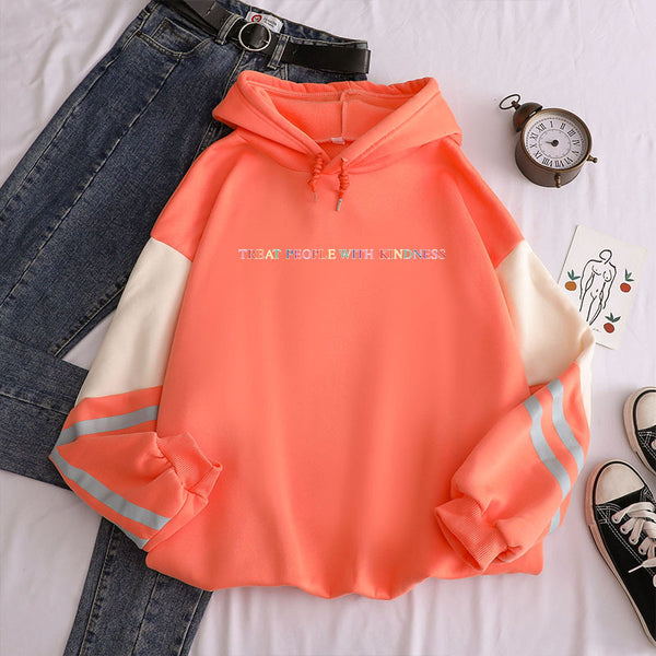 Women Long Sleeve Printing Hoodie