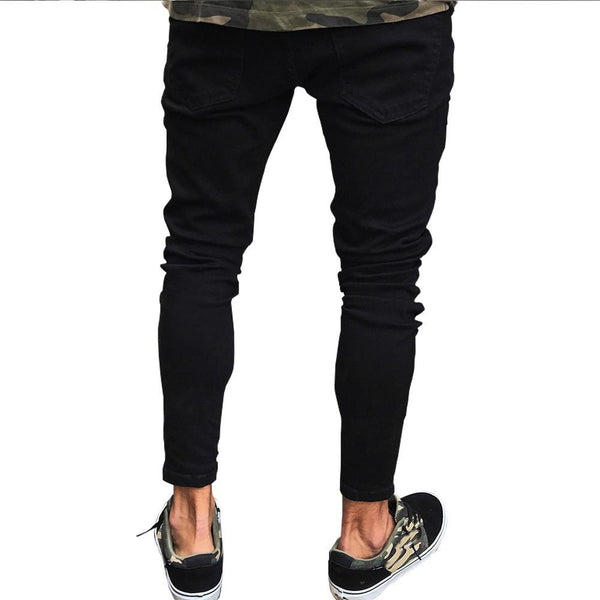 Men Long Broken Pants